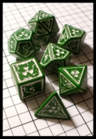 Dice : Dice - Dice Sets - Q Workshop Nukes Green and White - Ebay Oct 2010
